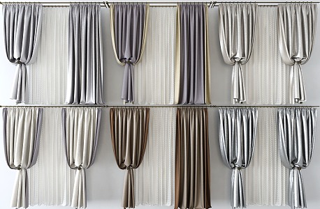 Curtains 3d model