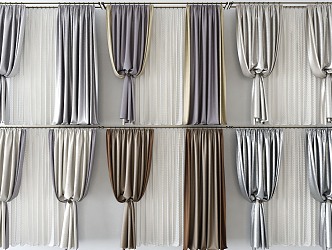 Curtains 3d model