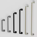 Assorted Modern Door Handles in Metal with Different Colors and Sizes for Home Use