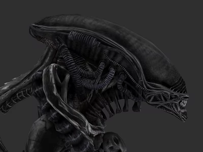 Alien Style Gigal Seat Alien Sci-Fi Chair 3d model Alien Style Gigal Seat Alien Sci-Fi Chair 3d model