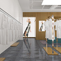 Modern Women's Shop 3d model