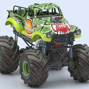 Off-road vehicle all-terrain vehicle military truck function vehicle 3d model