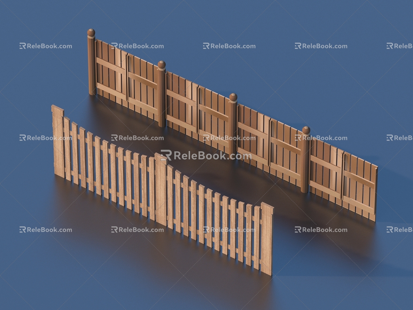 Fence Fence Guardrail 3d model