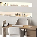 GLOSS HAIR Salon Modern Interior With Styling Workstations Comfortable Chairs And Hair Products
