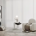 Modern Single Sofa Lazy Sofa 3d model