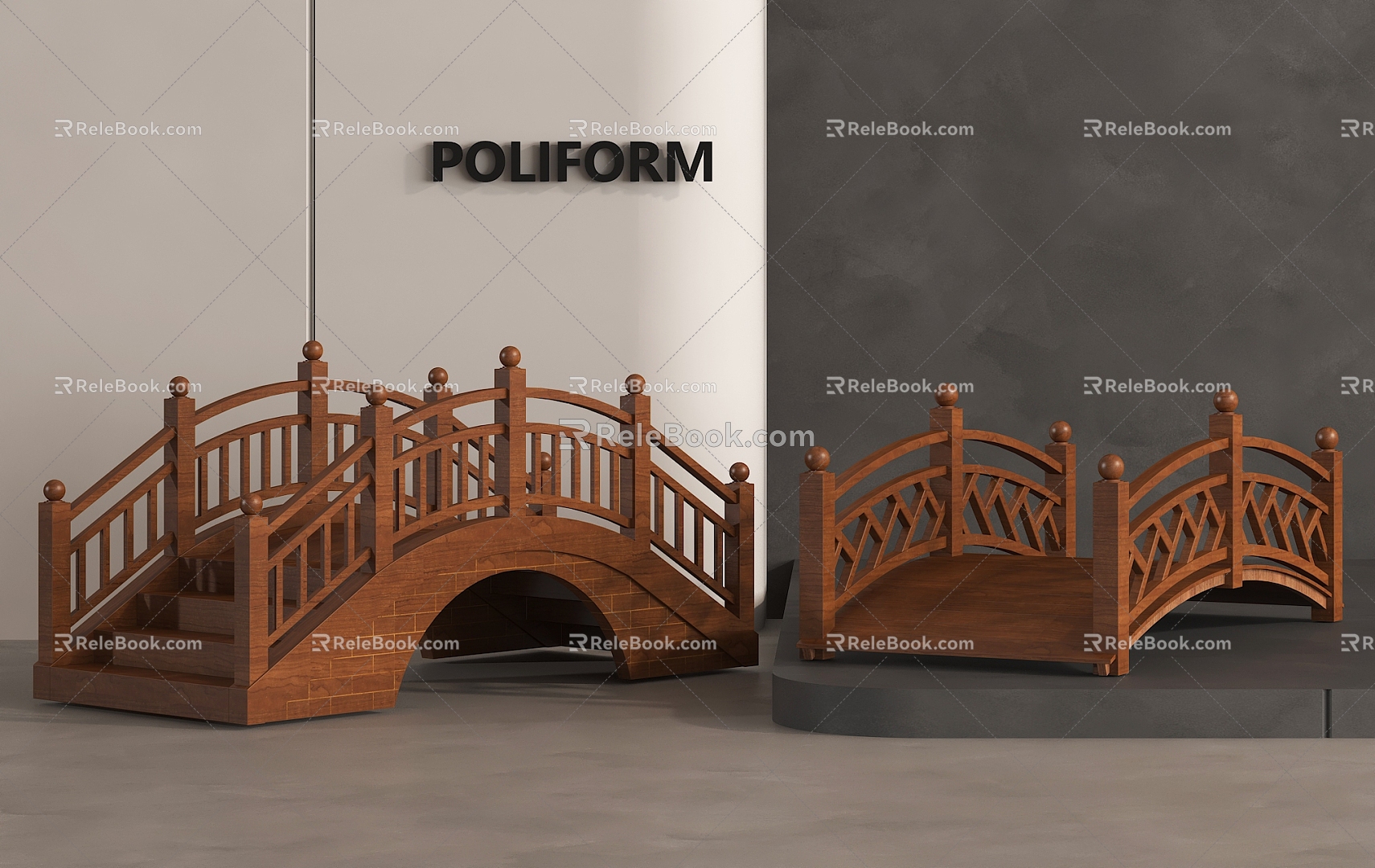 Landscape Bridge Landscape Bridge Courtyard Bridge Small Wooden Bridge Small Stone Bridge Small Arch Bridge Small Flat Bridge Timber 3d model