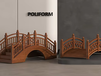 Landscape Bridge Landscape Bridge Courtyard Bridge Small Wooden Bridge Small Stone Bridge Small Arch Bridge Small Flat Bridge Timber 3d model