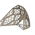 Creative Modern Pergola Designs With Intricate Cutout Patterns And Geometric Structures 3d model