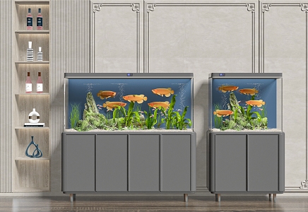 Fish tank 3d model