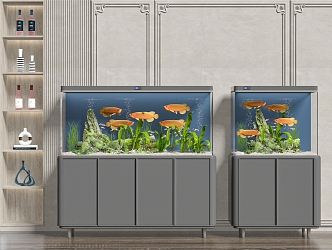 Fish tank 3d model