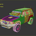 Tough Silver Off-road Vehicle By FLOTORS With Roof Antenna Front Bumper And Off-road Tires