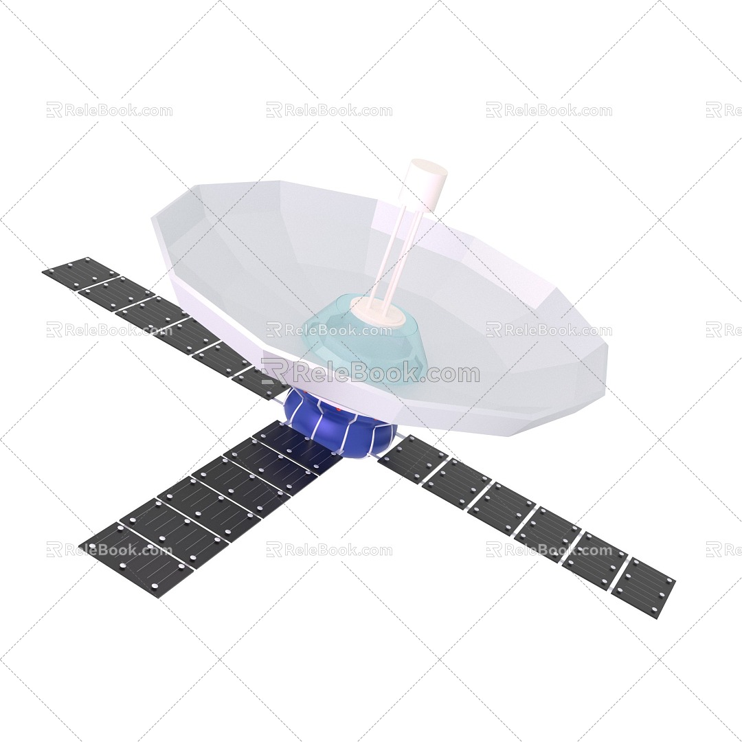 satellite spacecraft 3d model