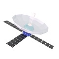 satellite spacecraft 3d model