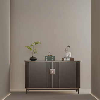 Modern Entrance Cabinet 3d model