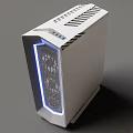 Modern console gaming computer console 3d model