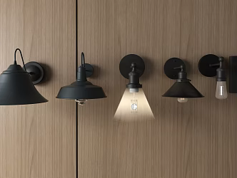 Industrial LOFT wall lamp 3d model