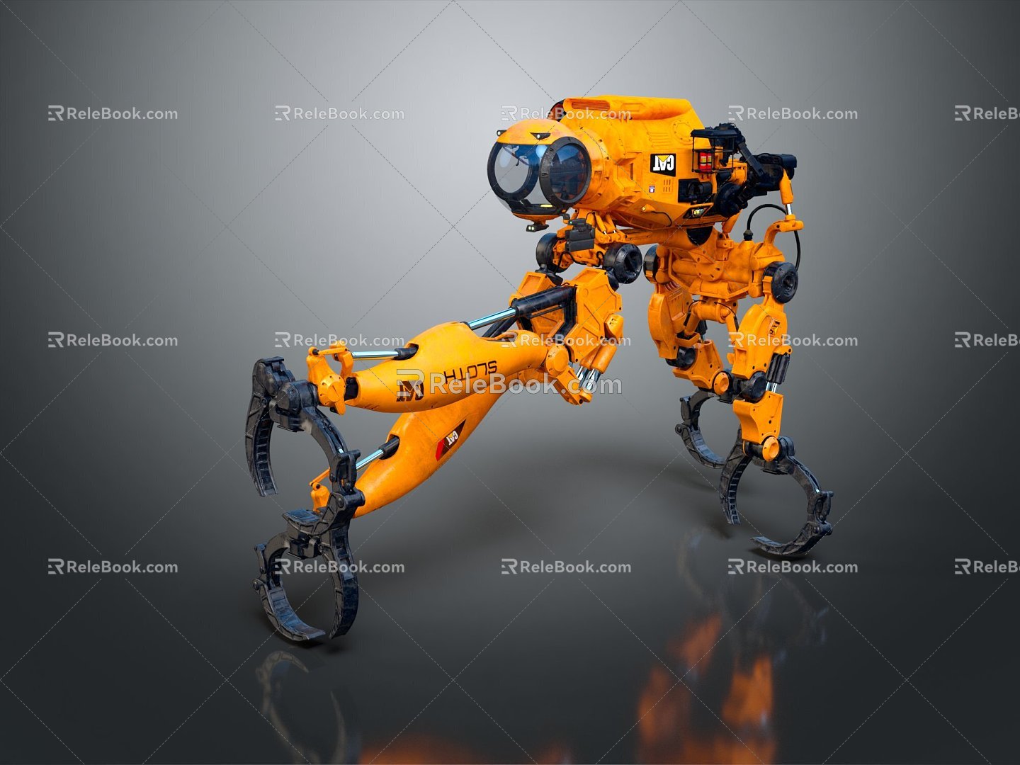 Modern Robot Robot Assistant Small Robot 3d model