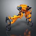 Modern Robot Assistant Small Robot 3d model