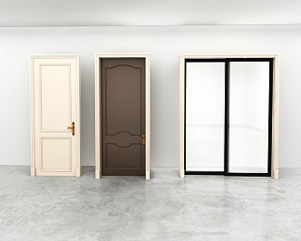 Interior door 3d model