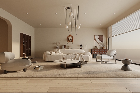 The Silent Living Room 3d model