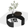 Modern coffee table 3d model