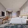 Hotel Rooms Modern Rooms 3d model