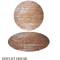 Distressed Wood Texture Square Carpet For Rustic Home Decor Accent