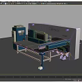 Milling Machine CNC Milling Machine CNC Plano Milling Machine Industrial Machine Tool 3d model