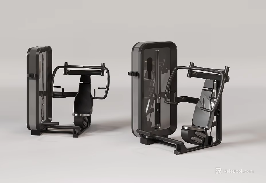 Modern Professional Sports Equipment For Commercial Fitness Gym Strength Training 3d model 