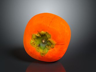 Persimmon Sketches Fruit Items 3d model