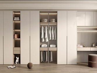 Modern wardrobe 3d model