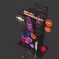 Colorful Neon Decorative Lights for City Night Street Decor with Various Shapes and Bright Colors