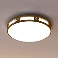 Modern LED Ceiling Lights With Various Shapes And Decorative Metal Frames Design 3d model