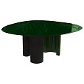 Nucleo Modern Glass Green Coffee Table 3d model