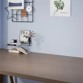 Modern Wooden Shelving Unit With Multi Tier Storage For Books Decor Camera And Photo Frames