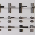 Modern Door Handles With Various Designs And Metal Finishes For Home Decor