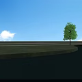 Outdoor Lights With Wooden Poles And Lantern Design Along Roadside Green Field
