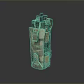 Tactical Military Camouflage Weapon Accessory Carrying Pouch With Multiple Pockets And Strap Design