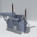 Substation equipment KV35 MT B 3d model