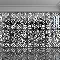 Modern background wall 3d model