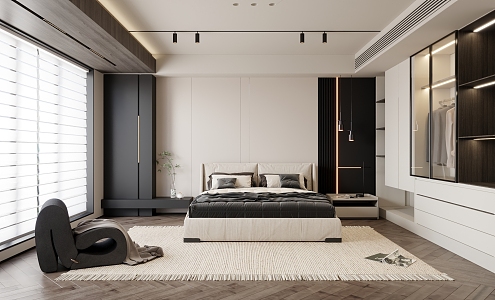 Modern Bedroom 3d model