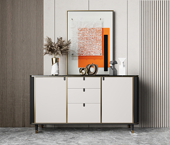 Modern Side Cabinet Side Cabinet Decorative Cabinet 3d model