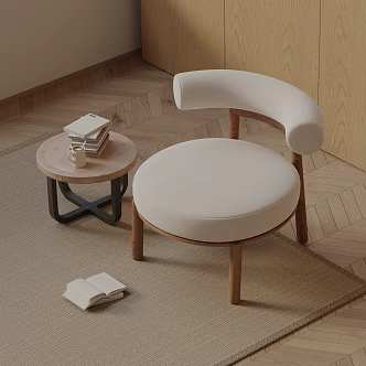 modern leisure chair 3d model