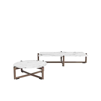 FLEXFORM coffee table side table 3d model