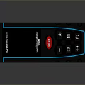 Greenwave SW60 Laser Distance Meter with Black Body Blue Border Screen and Red Function Button