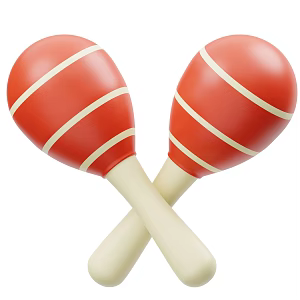 Modern Musical Instruments Cartoon Musical Instruments 3d model
