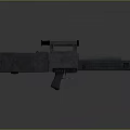 Tactical Sniper Rifle With Scope Long Barrel And Metal Body Design