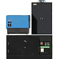 Modern Industrial Control Cabinets With Digital Display Control Buttons And Gauges 3d model