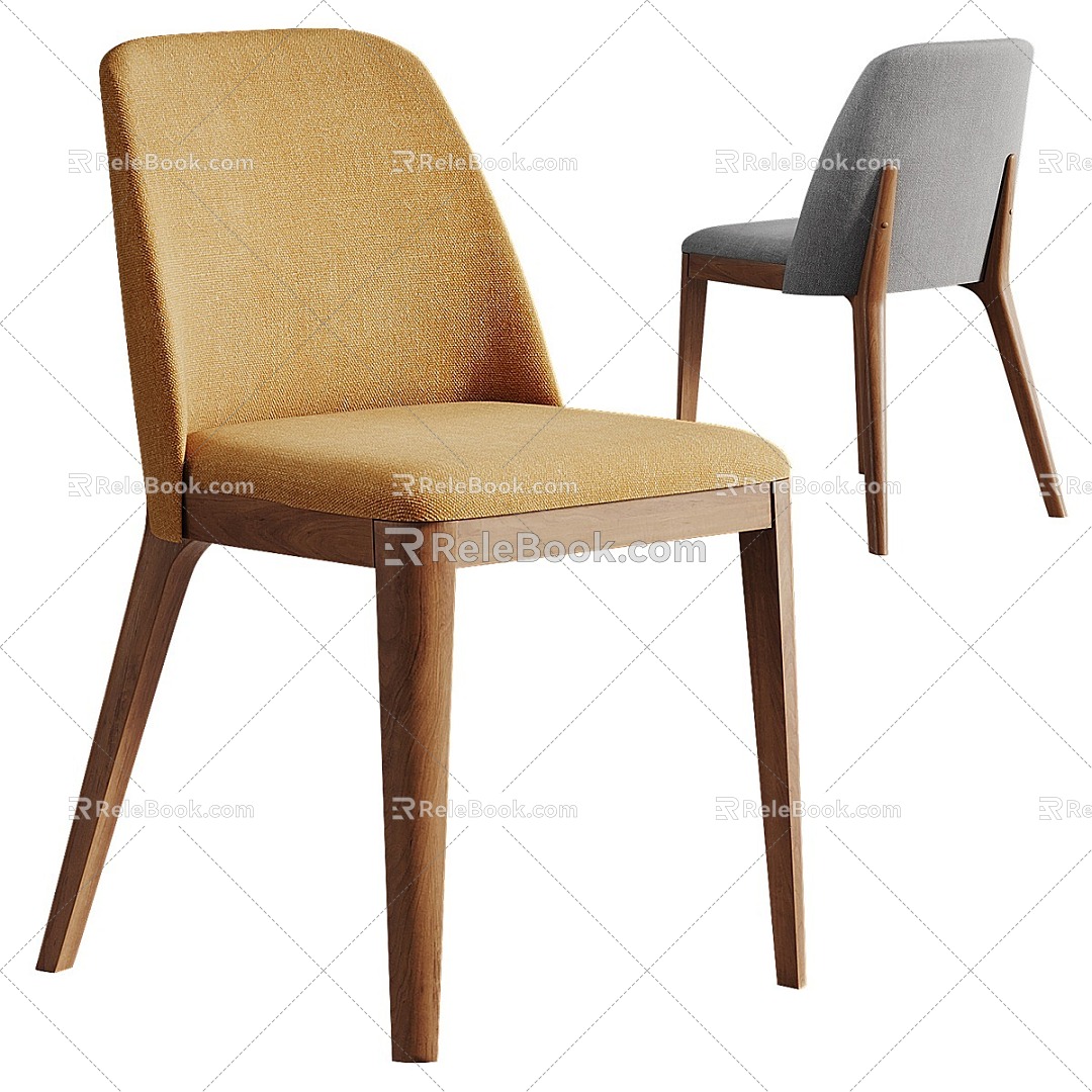 Lounge Chair Single Chair Dining Chair Chair 3d model