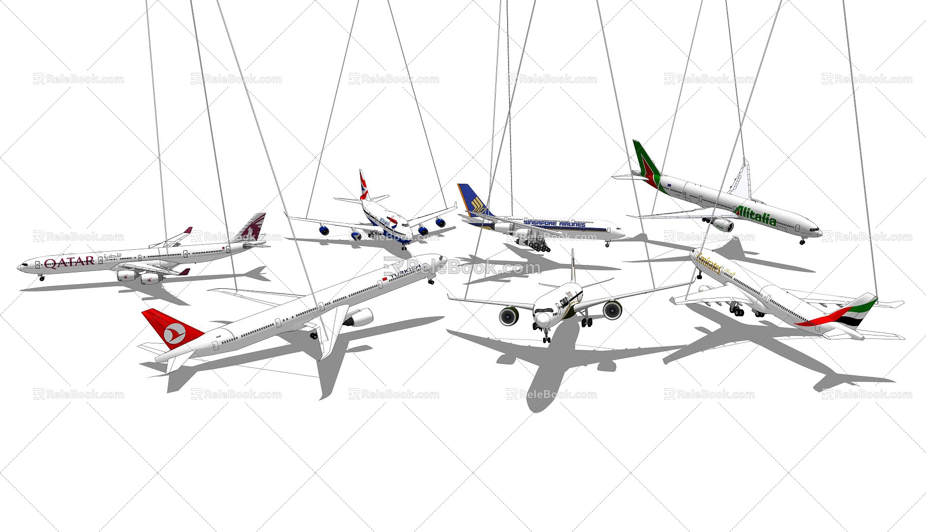 pendant aircraft 3d model